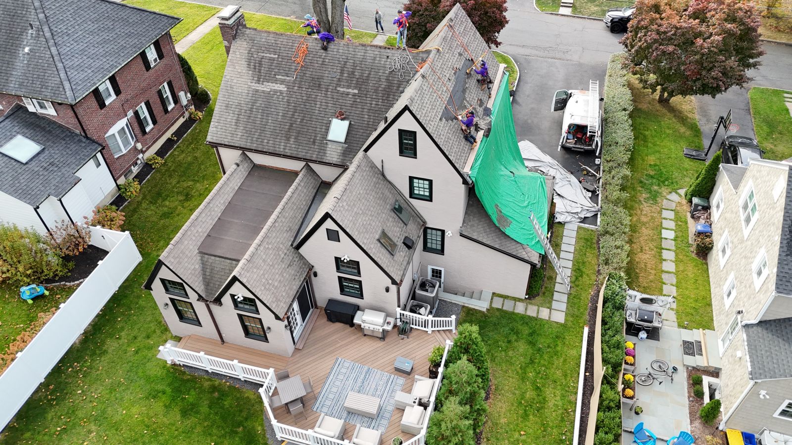 Westchester Roofing before & after images
