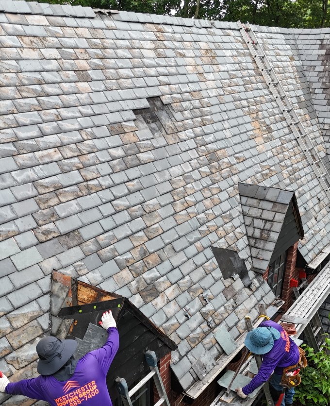 Westchester Roofing Project Before/After image